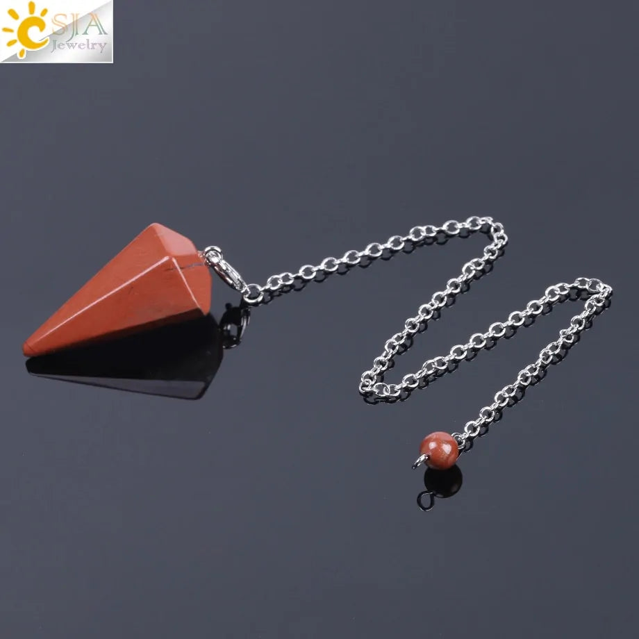 GZ Ice presents Healing Pendulum, Divination Quartz Pendulums