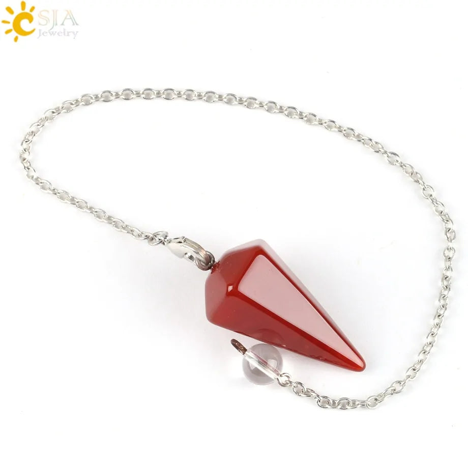 GZ Ice presents Healing Pendulum, Divination Quartz Pendulums
