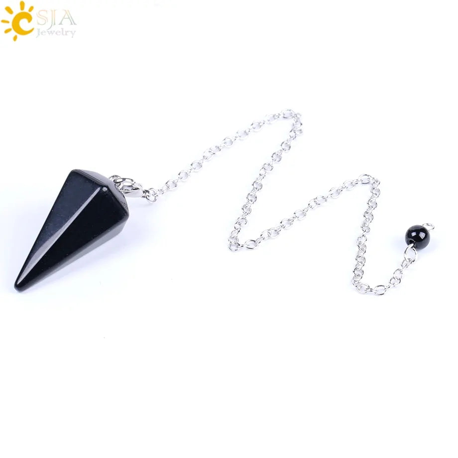 GZ Ice presents Healing Pendulum, Divination Quartz Pendulums