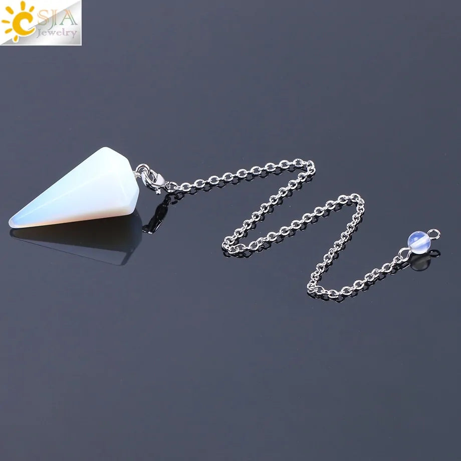 GZ Ice presents Healing Pendulum, Divination Quartz Pendulums