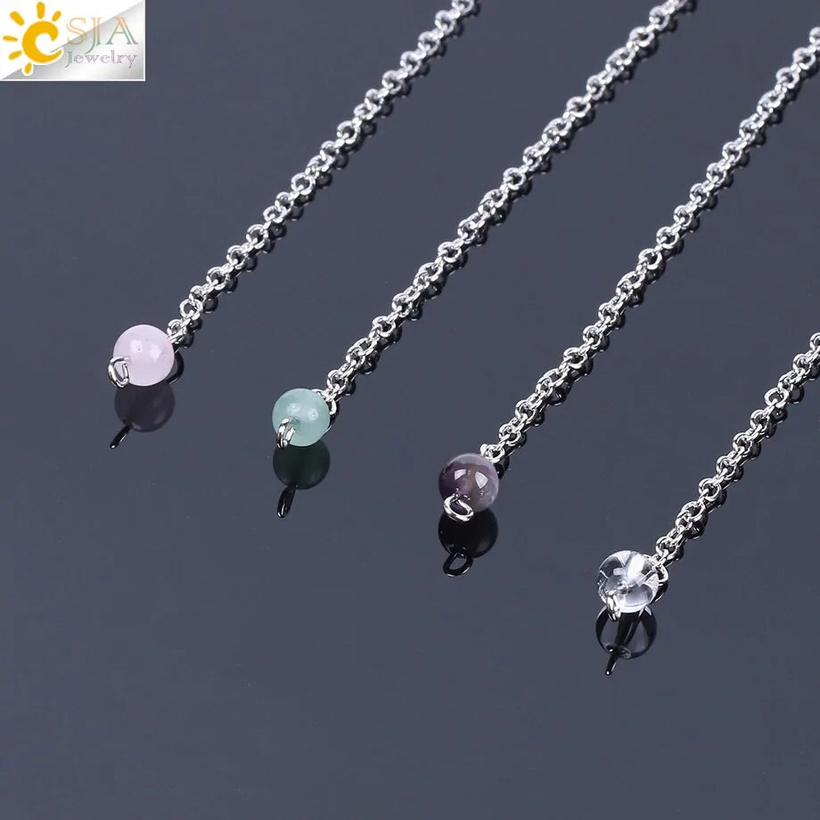 GZ Ice presents Healing Pendulum, Divination Quartz Pendulums