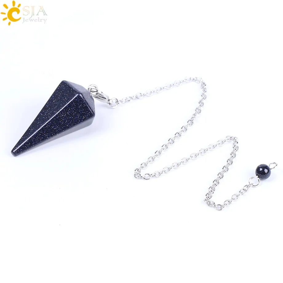 GZ Ice presents Healing Pendulum, Divination Quartz Pendulums