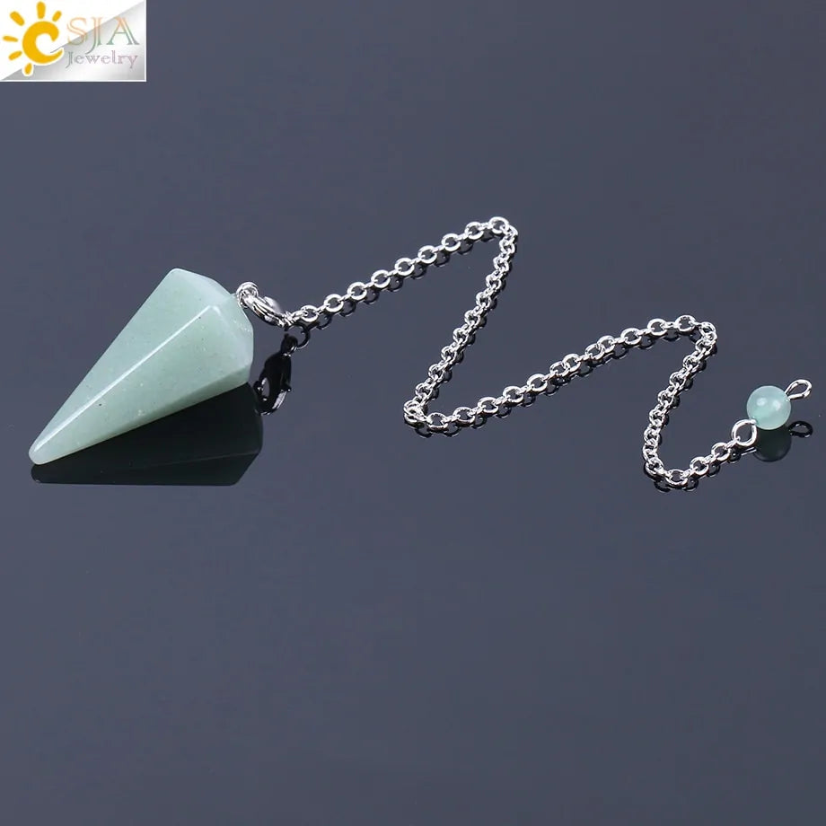 GZ Ice presents Healing Pendulum, Divination Quartz Pendulums