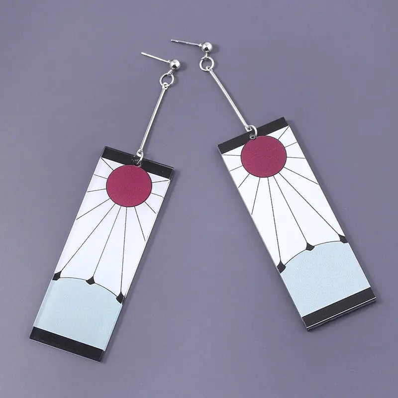 GZ Ice presents Acrylic Tanjiro Ornamental Earrings