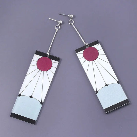 GZ Ice presents Acrylic Tanjiro Ornamental Earrings