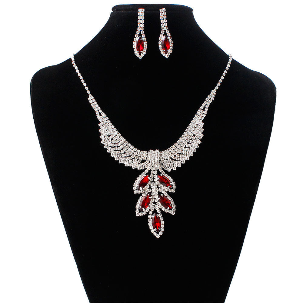 GZ Ice presents this Fashion Trendy Bling Rhinestone necklace and earring