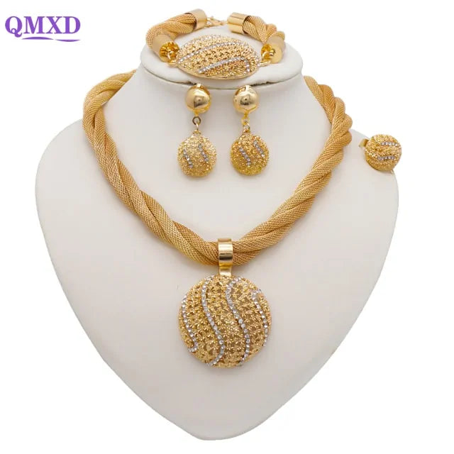 GZ Ice presentsn Fine Gold Jewelry Set