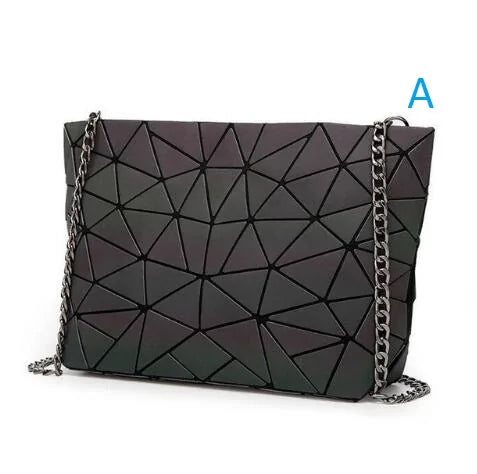 GZ Ice presents Women's Hot Luminous Geometric Laser Bag