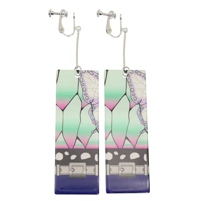 GZ Ice presents Acrylic Tanjiro Ornamental Earrings