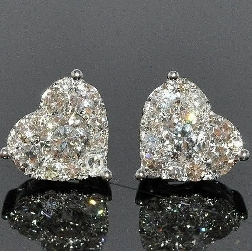 GZ Ice presents sparkling stone unisex stud earrings