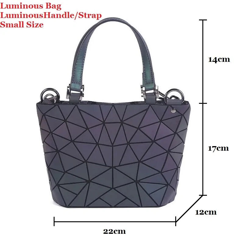 GZ Ice presents Women's Hot Luminous Geometric Laser Bag