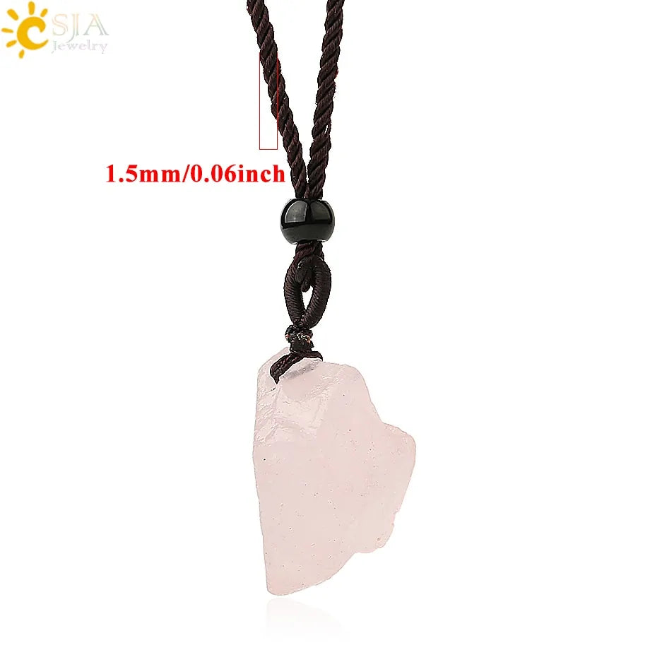 GZ Ice presents Natural Healing Stone Necklace Pendants