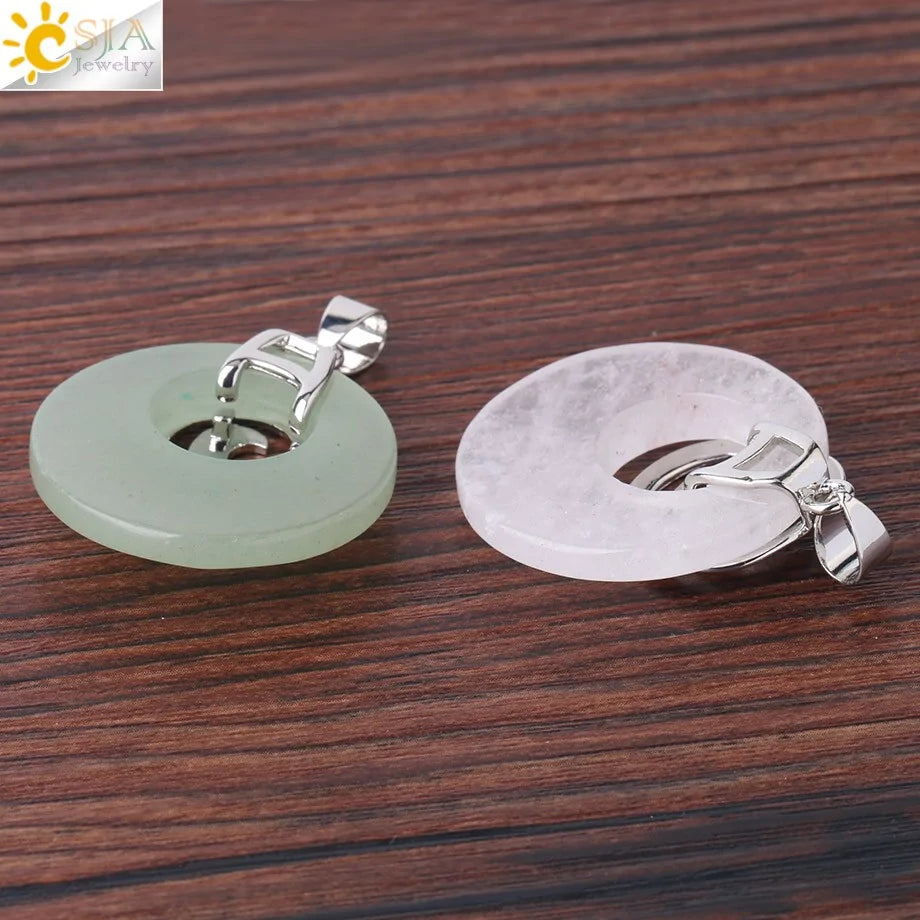 Natural Stone Pendants for Necklaces