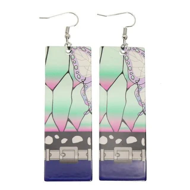 GZ Ice presents Acrylic Tanjiro Ornamental Earrings