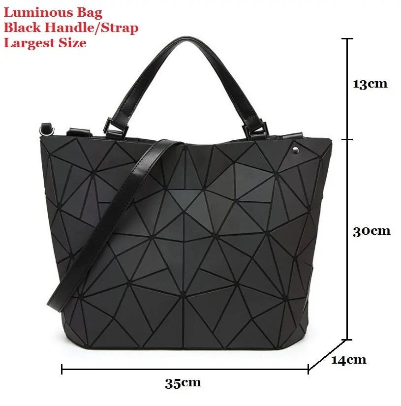 GZ Ice presents Women's Hot Luminous Geometric Laser Bag