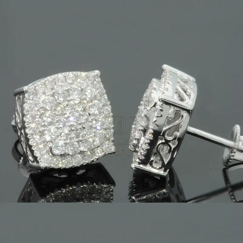 GZ Ice presents sparkling stone unisex stud earrings