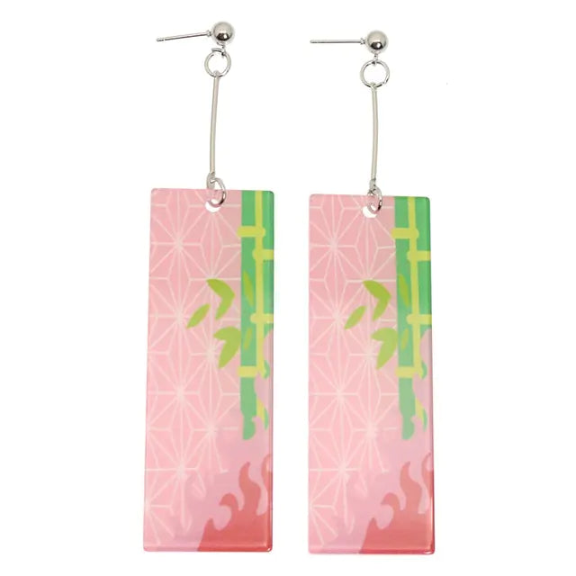 GZ Ice presents Acrylic Tanjiro Ornamental Earrings