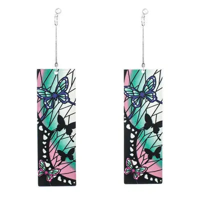 GZ Ice presents Acrylic Tanjiro Ornamental Earrings