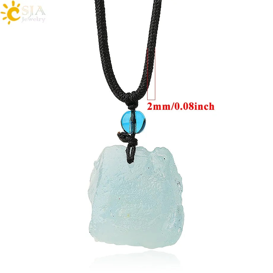 GZ Ice presents Natural Healing Stone Necklace Pendants