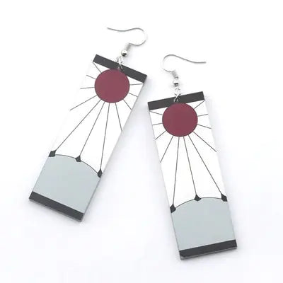 GZ Ice presents Acrylic Tanjiro Ornamental Earrings