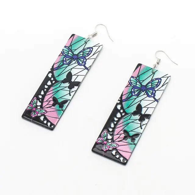 GZ Ice presents Acrylic Tanjiro Ornamental Earrings