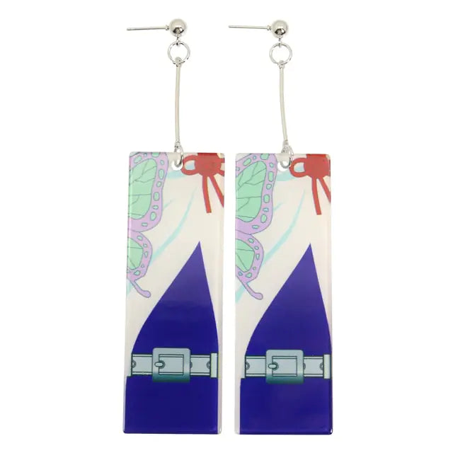 GZ Ice presents Acrylic Tanjiro Ornamental Earrings