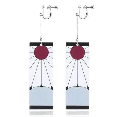 GZ Ice presents Acrylic Tanjiro Ornamental Earrings