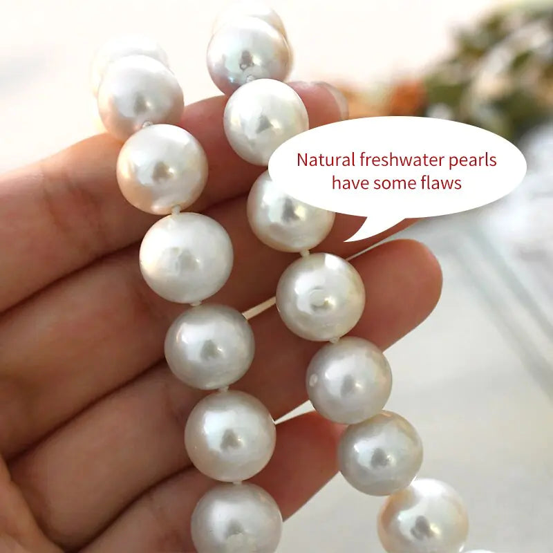 GZ Ice presents Big Edison Natural Freshwater Pearl Necklace. Edison pearls have gained popularity for their beauty and affordability compared to their saltwater counterparts, making them a desirable choice for jewelry enthusiasts.