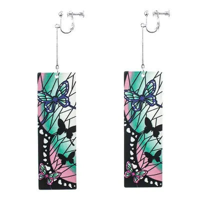 GZ Ice presents Acrylic Tanjiro Ornamental Earrings