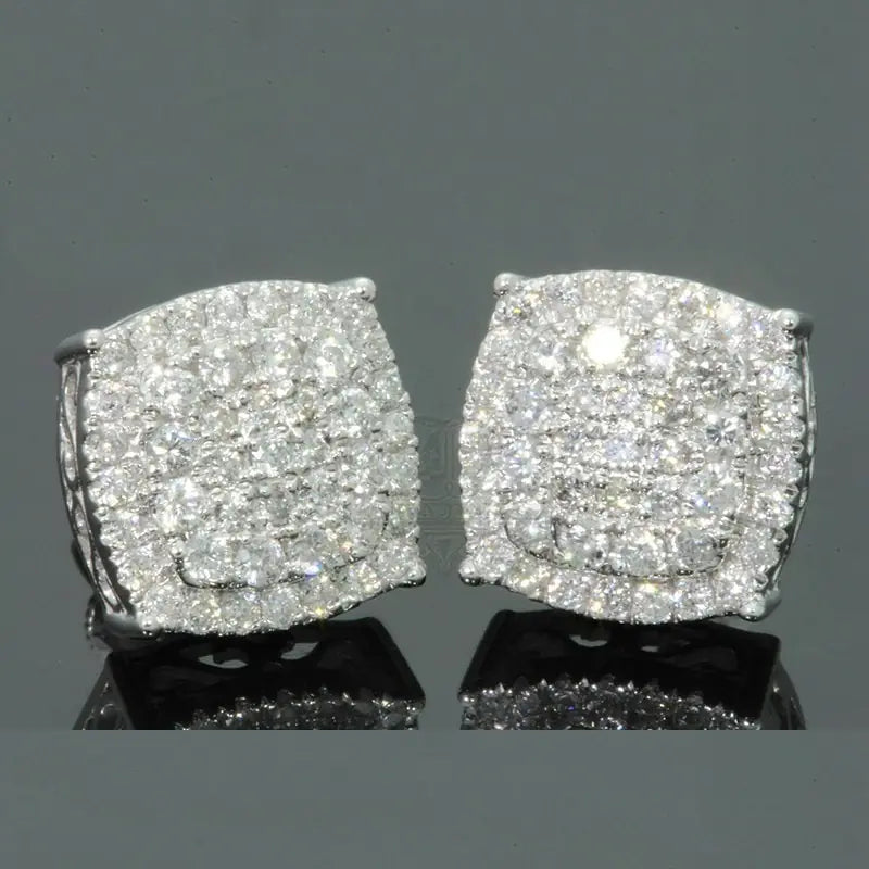 GZ Ice presents sparkling stone unisex stud earrings