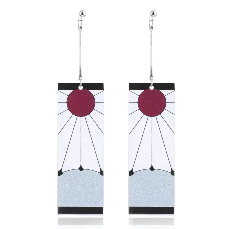 GZ Ice presents Acrylic Tanjiro Ornamental Earrings