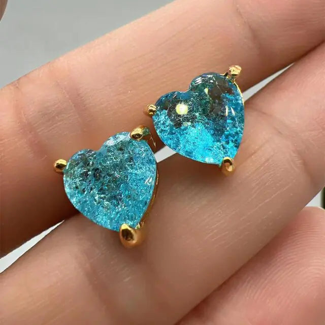 GZ Ice presents sparkling stone unisex stud earrings