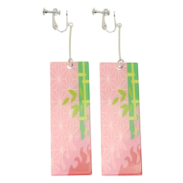 GZ Ice presents Acrylic Tanjiro Ornamental Earrings