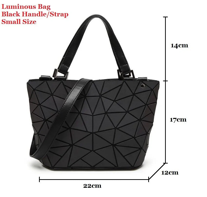 GZ Ice presents Women's Hot Luminous Geometric Laser Bag